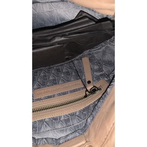 Diane Von Furstenberg Lamb  Leather Studded Bag like new maribelle spring boho - Picture 7 of 9